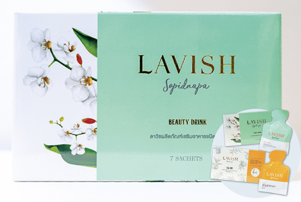 【Lavish Thailand】Lavish Beauty Drink 980 Baht(7個) - ワイズデジタル【タイで生活する人のための情報サイト】