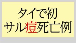 タイで初のサル痘死亡例　HIVと梅毒も同時感染 - ワイズデジタル【タイで生活する人のための情報サイト】